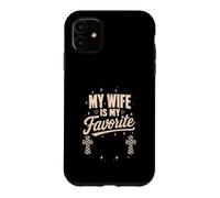 My Wife Is My Favorite Problem Vintage Christianity Retro Case for iPhone 11