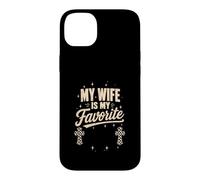 My Wife Is My Favorite Problem Vintage Christianity Retro Case for iPhone 14 Plus