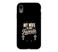 My Wife Is My Favorite Problem Vintage Christianity Retro Case for iPhone XR