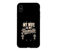 My Wife Is My Favorite Problem Vintage Christianity Retro Case for iPhone XS Max