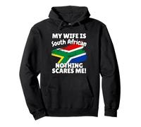My Wife Is South African Fun South Africa Flag Gift Husband Pullover Hoodie