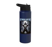 My Wife Left Me Funny Werewolf Meme Stainless Steel Insulated Water Bottle