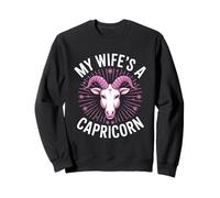 My Wife’s A Capricorn T Shirt Funny Zodiac Astrology Tee Sweatshirt