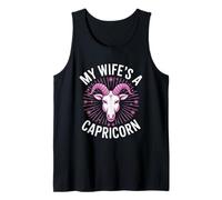 My Wife’s A Capricorn T Shirt Funny Zodiac Astrology Tee Tank Top