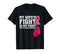 My Wife's Fight is My Fight Breast Cancer Support Squad T-Shirt