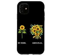 My Wish God's Plan Sunflower Christian Faith Religious Case for iPhone 11