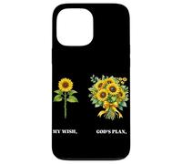My Wish God's Plan Sunflower Christian Faith Religious Case for iPhone 13 Pro Max