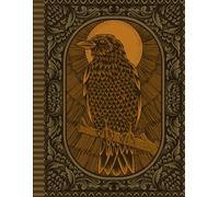 My Witch Journal: 8.5x11 Large Notebook to Write Spells In / Spell-Book / 100 Lined College-Ruled Pages For Writing AND 100 Blank Pages For Sketching ... Witchy Gift / Antique Vintage Crow Bird Cover