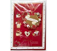 My Wonderful Wife - Luxury Decorative Hand Made Christmas Greeting Card