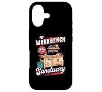 My Workbench My Sanctuary Woodworking Art Case for iPhone 17