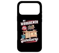 My Workbench My Sanctuary Woodworking Art Case for iPhone 17 Pro Max