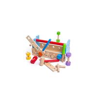 Bigjigs Toys My Wooden Workbench with Tools - Construction for Kids