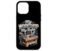 My Workshop My Rules Woodworking Carpenter Hobby Case for iPhone 12 Pro Max