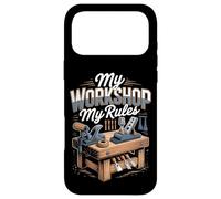 My Workshop My Rules Woodworking Carpenter Hobby Case for iPhone 17 Pro Max