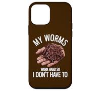My Worms Work Hard So I Don't Have To Funny Worm Farming Case for iPhone 12 mini