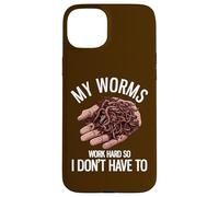 My Worms Work Hard So I Don't Have To Funny Worm Farming Case for iPhone 15 Plus
