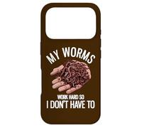 My Worms Work Hard So I Don't Have To Funny Worm Farming Case for iPhone 17 Pro