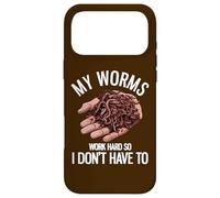 My Worms Work Hard So I Don't Have To Funny Worm Farming Case for iPhone 17 Pro Max