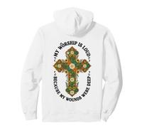 My Worship Is Loud Because My Wounds Were Deep Christian Pullover Hoodie