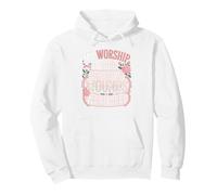My worship is loud because my wounds were deep floral Pullover Hoodie