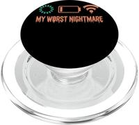 My Worst Nightmare Tech Humor for Geek and IT Enthusiast PopSockets PopGrip for MagSafe