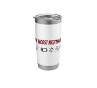 My Worst Nightmare Video Game Player Nerd G onsole Pc Stainless Steel Insulated Tumbler