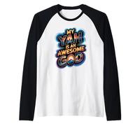 My Yah is an Awesome God Raglan Baseball Tee