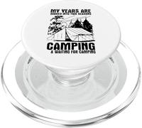 My Years Are Divided Into Two Seasons Camping And Waiting PopSockets PopGrip for MagSafe