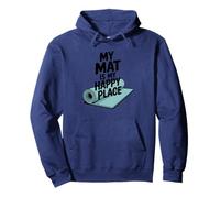 MY YOGA MAT IS MY HAPPY YOGA PLACE Pullover Hoodie