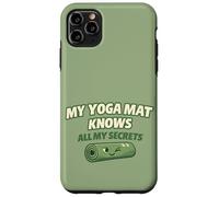 "My Yoga Mat Knows All My Secrets" Cute Funny Gift For Yogis Case for iPhone 11 Pro Max
