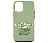 "My Yoga Mat Knows All My Secrets" Cute Funny Gift For Yogis Case for iPhone 12/12 Pro