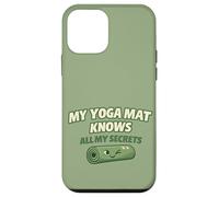"My Yoga Mat Knows All My Secrets" Cute Funny Gift For Yogis Case for iPhone 12 mini