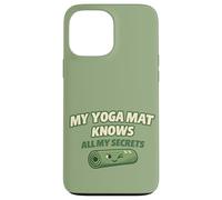 "My Yoga Mat Knows All My Secrets" Cute Funny Gift For Yogis Case for iPhone 13 Pro Max