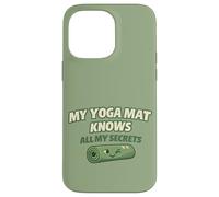 "My Yoga Mat Knows All My Secrets" Cute Funny Gift For Yogis Case for iPhone 14 Pro Max
