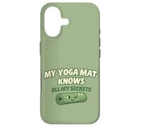 "My Yoga Mat Knows All My Secrets" Cute Funny Gift For Yogis Case for iPhone 17