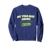 "My Yoga Mat Knows All My Secrets" Cute Funny Gift For Yogis Sweatshirt