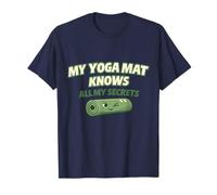 My Yoga Mat Knows All My Secrets Cute Funny Gift for Yogis T-Shirt