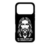 My Yoke Is Easy And My Burden Is Light Jesus Christ Believer Case for iPhone 17 Pro