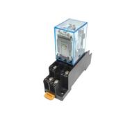 MY2P HH52P MY2NJ DPDTMiniature Coil Generalelectromagnetic intermediate relay switch withSocket Base LED AC 110V 220V DC 12V 24V(AC12V)