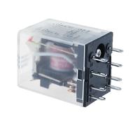 MY2P HH52P MY2NJ Miniature Coil Generalelectromagnetic intermediate relay switch with Socket Base LED AC DC 1Pcs(AC,24V)