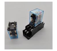 MY2P HH52P MY2NJ Relay coil double pole double throw miniature electromagnetic relay switch with socket base LED AC 110V 220V DC 12V 24V(DC12)