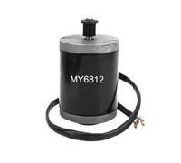 MY6812 DC Brushed Motor, 12V/24V 100W 120W 150W DC Brush High Speed Motor for Electric dc motor(100W_1)