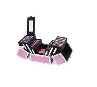 MYA Cosmetics - MYA Glitter Cube | Makeup Kit with Eye Shadows, Blushes, Face Powders and Lip Glosses | Portable Case with Handle