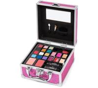 MYA Cosmetics - MYA Glitter Fashion | Professional Makeup Case | Eyeshadow, Blush, Lipstick Set | Includes Makeup Brushes and Brushes
