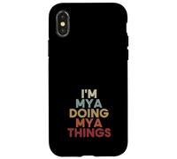 Mya Name Mya Personalized Name First Given Case for iPhone X/XS