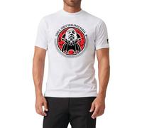 MYAGG Aldo Giovanni e Giacomo T-Shirt Dracula, White Comic T-Shirt in 100% Cotton, Made in Italy, White, XXL