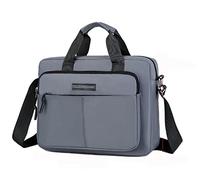 myAIMS 12’’ Waterproof Office Laptop Business Bag Large Capacity Student bag Shoulder Strap, Accessory Pockets Travelling multi function Smart bag Convenient Durable (Grey)