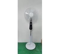 myAIMS 16” Stand Fan Round Base Oscillating Pedestal Standing Fan with 1 hour TimingCooling Stand Floor Room Tall, 3 Speed/Heavy Duty Pedestal Electric cooling High Velocity White