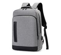 myAIMS Laptop Business Backpack with USB Charging port Waterproof Office Smart Laptop Backpack bag Large Capacity Student Travelling multi function Convenient Durable Water Repellent (Grey) (Grey)