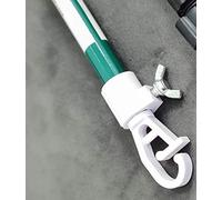 myAIMS Metal Galvanised Prop Butterfly lock Washing Line Normal Outdoor Extendable Washing Line Pole Cloths prop Laundry Support pole Extending pole Telescopic strong 1pk